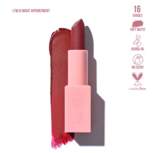 BEAUTY CREATIONS TEASE ME SOFT MATTE LIPSTICK LTM16 3.5g - Imagen 1