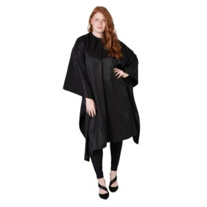 BETTY DAIN Plus Size Styling Cape 2213-BLK - Imagen 2