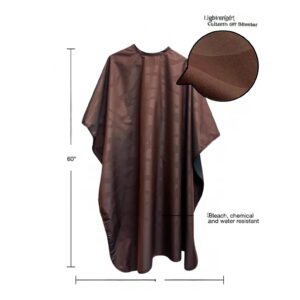 BETTY DAIN Bleach Proof All Purpose Cape BROWN 530-BRN - Imagen 3
