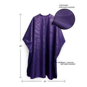 BETTY DAIN Bleach Proof All Purpose Cape PURPLE 530-PUR - Imagen 3