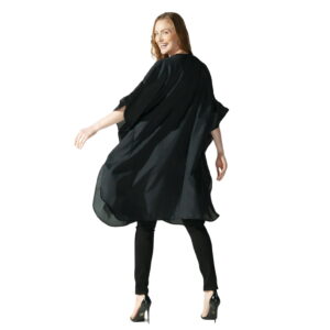 BETTY DAIN Caftan Client Gown BLACK 990C - Imagen 2