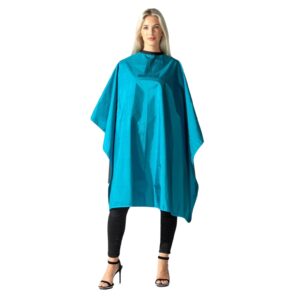 BETTY DAIN Reversi All Purpose Chemical Cape Peacock Blue / Black 946-PEA - Imagen 1