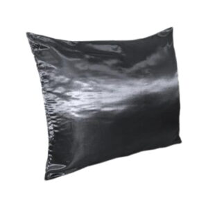 BETTY DAIN Satin Pillow Case - Standard CHARCOAL GREY 121-CHG - Imagen 1
