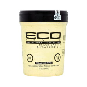 ECO STYLE BLACK CASTOR & FLAXSEED OIL GEL 32oz - Imagen 1