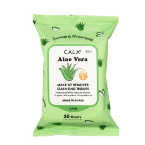 CALA ALOE VERA MAKE UP REMOVER CLEANSING TISSUES 30 SHEETS 67011 - Imagen 1