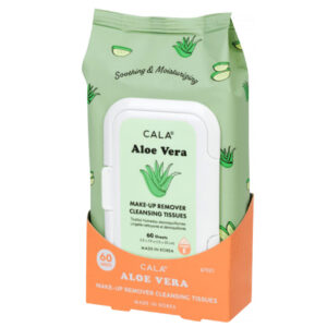 CALA ALOE VERA MAKE UP REMOVER CLEANSING TISSUES 60 SHEETS 67021 - Imagen 1