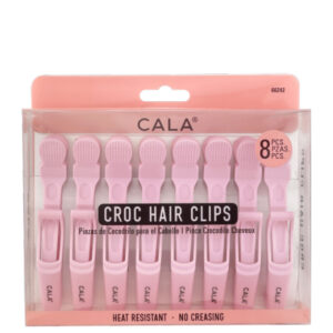 CALA CROC HAIR CLIPS 8PC/PK PINK 66242 - Imagen 1