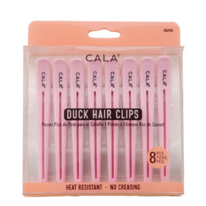 CALA DUCK HAIR CLIPS 8PC/PK PINK 66246 - Imagen 1