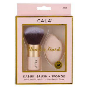 CALA FLAWLESS FINISH KABUKI BRUSH & SPONGE SET 76060 - Imagen 1