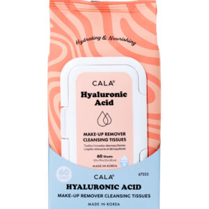 CALA HYALURONIC ACID MAKE UP REMOVER CLEANSING TISSUES 60 SHEETS 67033 - Imagen 1