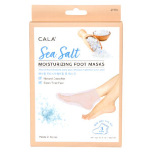 CALA MOISTURIZING FOOT MASKS SEA SALT 3 PAIRS 67176 - Imagen 1