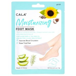 CALA MOISTURIZING FOOT MASKS SUNFLOWER 1 PAIRS 67172 - Imagen 1