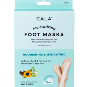 CALA MOISTURIZING FOOT MASKS SUNFLOWER 3 PAIRS 67172 - Imagen 1