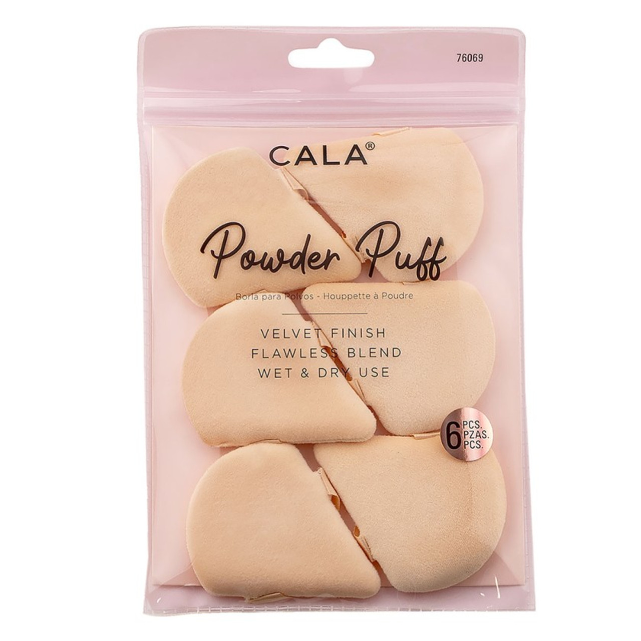 CALA POWDER PUFF 6PC NUDE 76069 – Ultra Panama