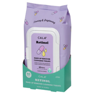 CALA RETINOL MAKEUP REMOVER CLEANSING TISSUES 60 SHEETS 67026 - Imagen 1