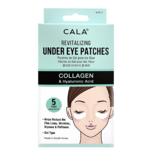 CALA REVITALIZING UNDER EYE PATCHES COLLAGEN & HYALURONIC ACID 5 PAIRS 67211 - Imagen 1