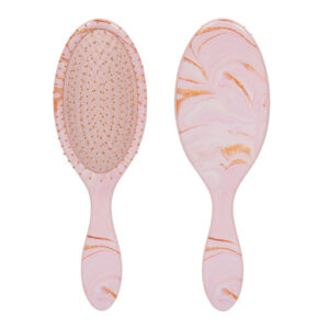 CALA WET-N-DRY DETANGLER HAIR BRUSH-PINK PASTEL MARBLE 66803 - Imagen 1