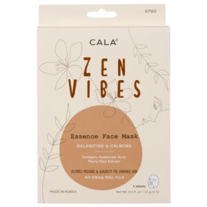 CALA ZEN VIBES ESSENCE FACE MASK 5 SHEETS 67160 - Imagen 1