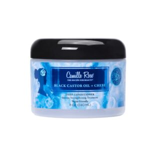 CAMILLE ROSE BLACK CASTOR OIL + CHEBE DEEP CONDITIONER 240ml - Imagen 1
