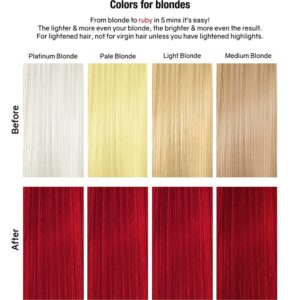 CELEB LUXURY GEM LITES COLORWASH RUBY RED 244ml - Imagen 3