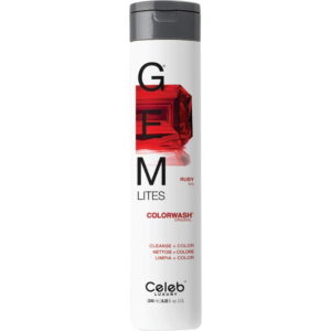 CELEB LUXURY GEM LITES COLORWASH RUBY RED 244ml - Imagen 1