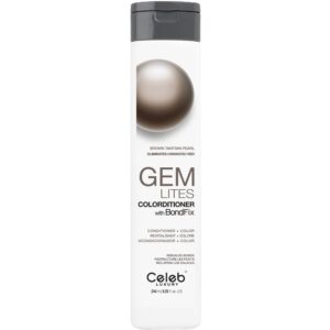 CELEB LUXURY GEM LITES CONDITIONER BROWN TAHITIAN PEARL 244ml - Imagen 1