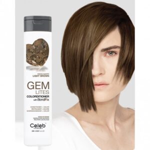 CELEB LUXURY GEM LITES CONDITIONER COCOA QUARTZ LIGHT BROWN 244ml - Imagen 2
