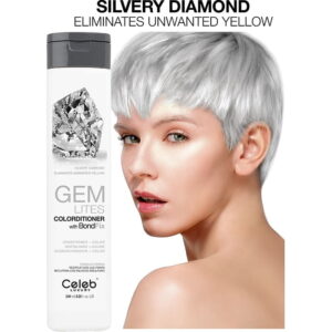 CELEB LUXURY GEM LITES CONDITIONER SILVERY DIAMOND 244ml - Imagen 2
