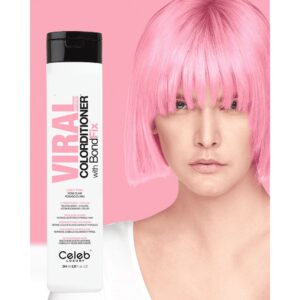CELEB LUXURY VIRAL COLOR CONDITIONER LIGHT PINK 244ml - Imagen 2