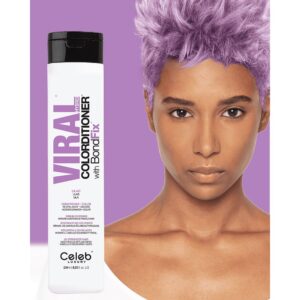 CELEB LUXURY VIRAL COLOR CONDITIONER LILAC 244ml - Imagen 2