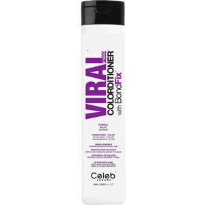 CELEB LUXURY VIRAL COLOR CONDITIONER PURPLE 244ml - Imagen 1