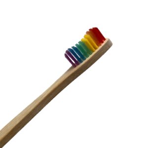 KIKICARE BAMBOO TOOTHBRUSH SMILE PROUDLY RAINBOW - Imagen 2