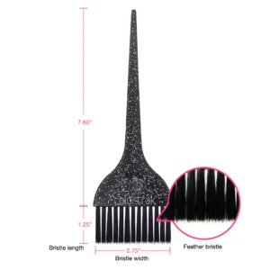 COLORTRAK GALAXY GLITTER FEATHER BRISTLEBRUSHES 2PK 6700 - Imagen 3