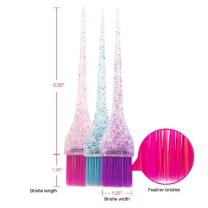 COLORTRAK MINI GLITTER BRUSH BOWL TRIO 7001 - Imagen 2