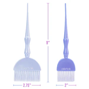 COLORTRAK WANDS KING & QUEEN BRUSH 2PK PERI TWINKLE 7102 - Imagen 2
