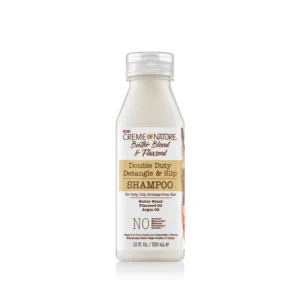 CREME OF NATURE BUTTER BLEND & FLAXSEED DOUBLE DUTY SHAMPOO 355ml - Imagen 1