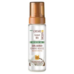 CREME OF NATURE COCONUT MILK CURL QUENCH FOAMING MOUSSE 207ml - Imagen 1