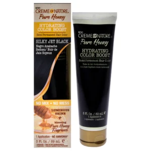 CREME OF NATURE PURE HONEY HYDRATING BOOST COLOR SILKY JET BLACK 89ml - Imagen 1