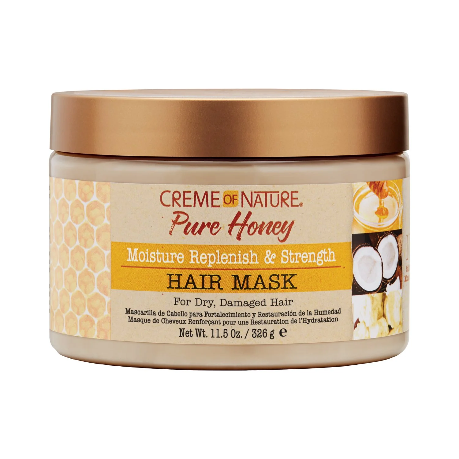 CREME OF NATURE PURE HONEY MOISTURE REPLENISH & STRENGTH HAIR MASK