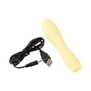 CUTIES MINI VIBRATOR YELLOW 4197 - Imagen 4