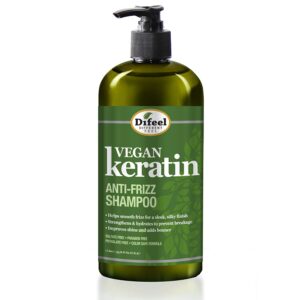 DIFEEL VEGAN KERATIN ANTI FRIZZ SHAMPOO 1LT - Imagen 1