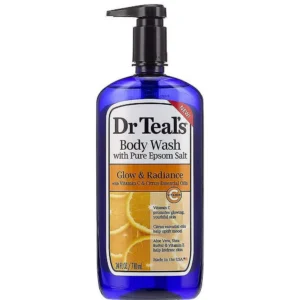 DR. TEAL'S BODY WASH WITH PURE EPSOM SALT GLOW & RADIANCE 710ml - Imagen 1