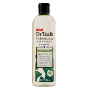 DR. TEAL'S MOISTURIZING BATH & BODY OIL REJUVENATING EUCALYPTUS 260ml - Imagen 1