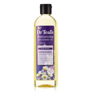 DR. TEAL'S MOISTURIZING BATH & BODY OIL SLEEP BLEND MELATONIN 260ml - Imagen 1