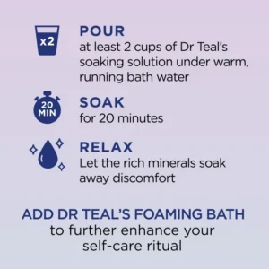 DR. TEAL'S PURE EPSOM SALT MELATONIN SLEEP SOAK 3LBS - Imagen 2