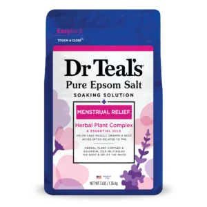 DR. TEAL'S PURE EPSOM SALT MENSTRUAL RELIEF 3LBS - Imagen 1