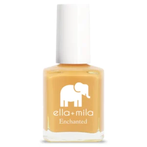 Esmalte de uñas Ella + Mila Enchanted Goldie 13.3ml en tono dorado.