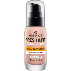 ESSENCE FRESH & FIT FOUNDATION 40 FRESH SUN BEIGE 30ml - Imagen 1