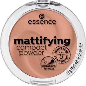 ESSENCE MATTIFYING COMPACT POWDER 02 SOFT BEIGE 12g - Imagen 1