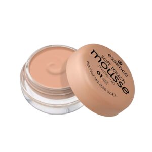 ESSENCE SOFT TOUCH MOUSSE MAKE UP 01 MATT SAND 16g - Imagen 1
